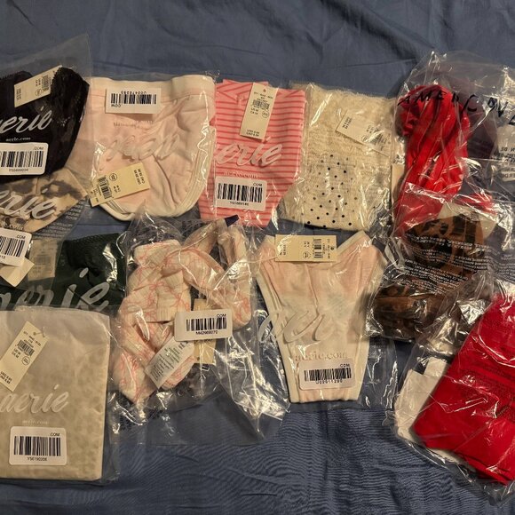 BNWT Lot of 12 assorted panties. Bikinis, thongs and hipsters. - Picture 1 of 4